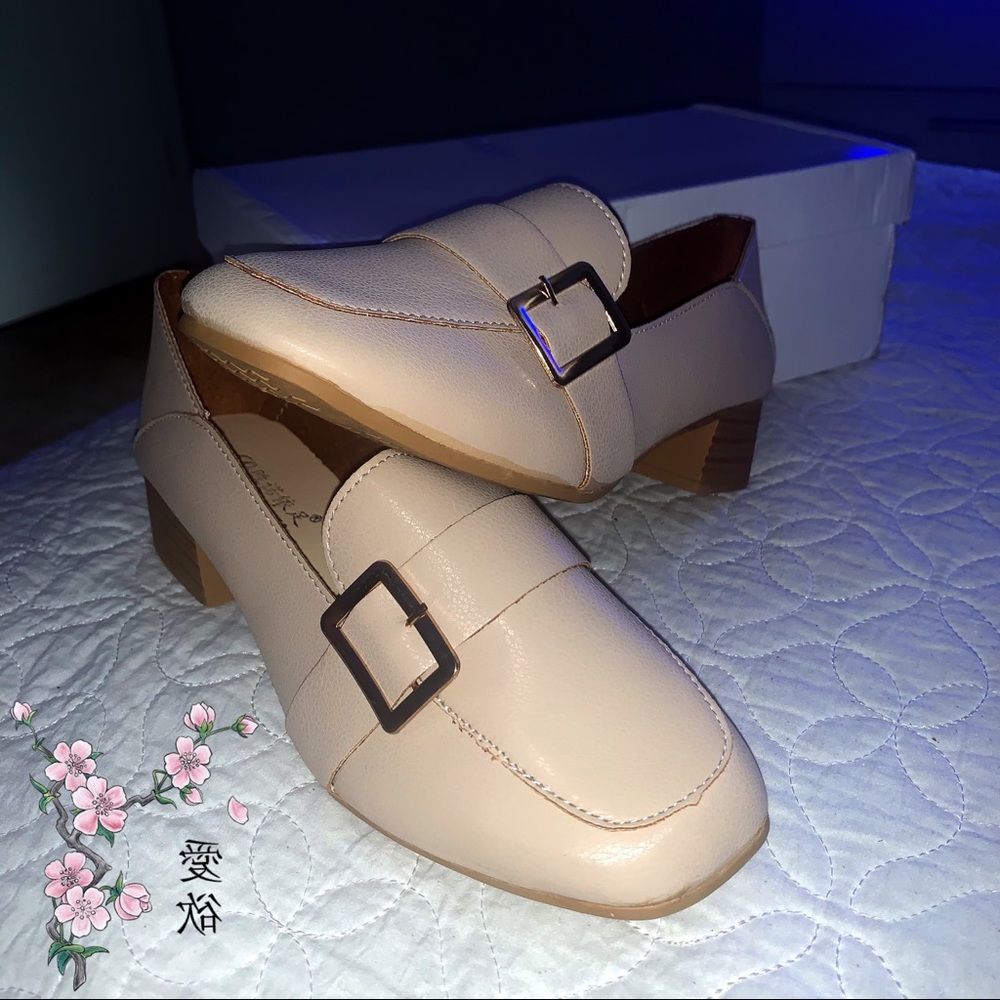 Chun Sen Female Flat Square Head Shoes